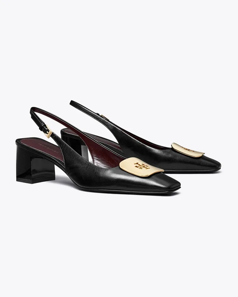 Tory Burch Damen Georgia Slingback-Pumps Perfect