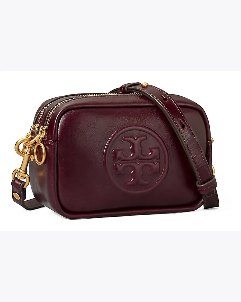 Tory Burch Glänzende Perry Mini Bag In 3d-Optik 