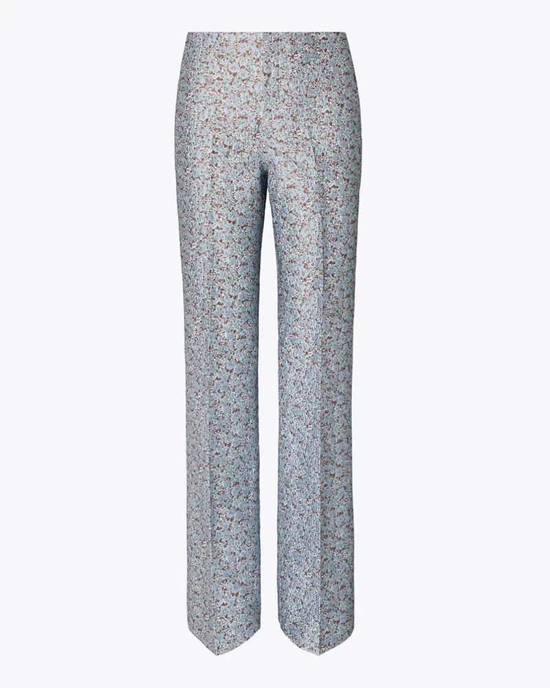 Tory Burch Jacquard Pant Blue