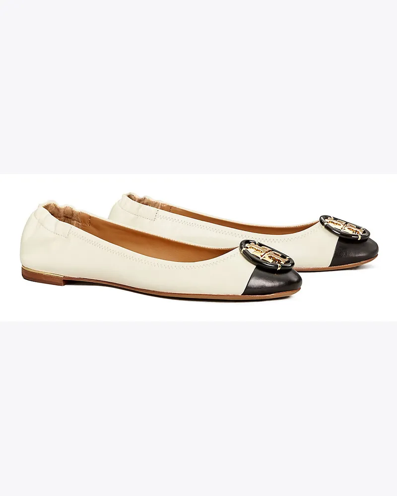 Tory Burch Ballerina Mit Mehrfarbigem Logo New