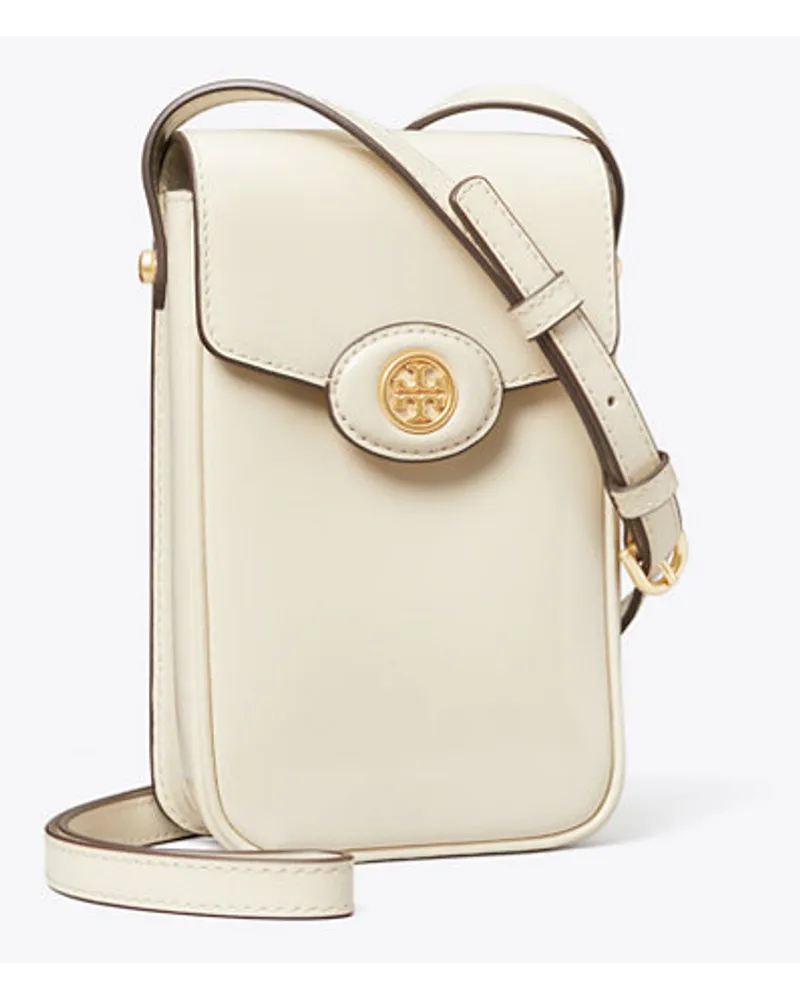 Tory Burch Robinson Spazzolato Phone Crossbody Shea