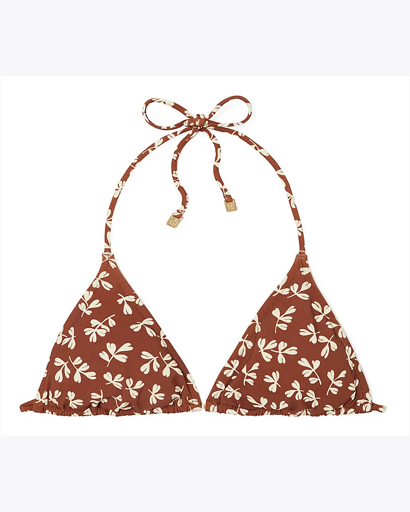 Tory Burch Bedrucktes String-Bikinioberteil 