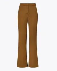 Tory Burch Wool Twill Pant Mocha