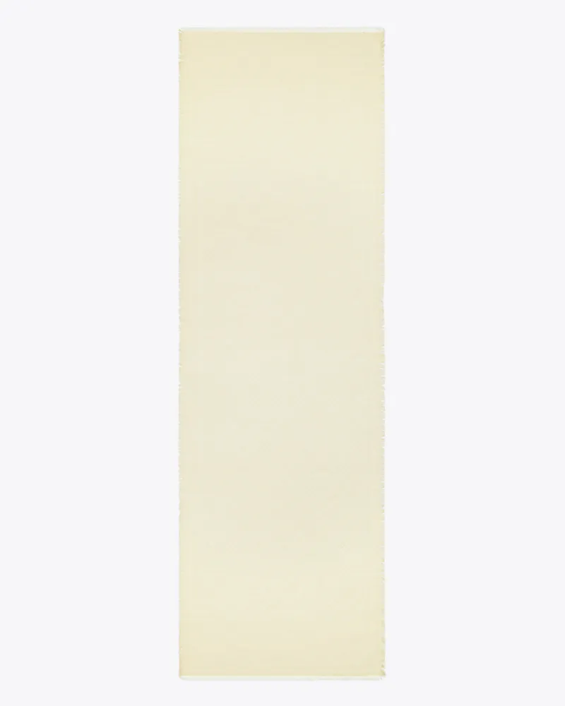 Tory Burch Damen Länglicher Jacquardschal mit T-Monogramm Light