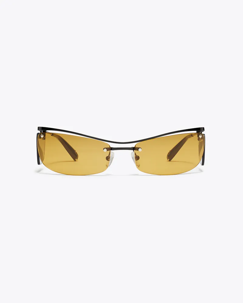 Tory Burch Double-Lens Runway Sunglasses Orange