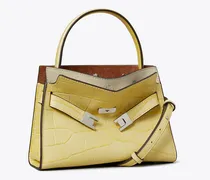 Damen Petite Lee Radziwill Double Bag mit Krokoprägung