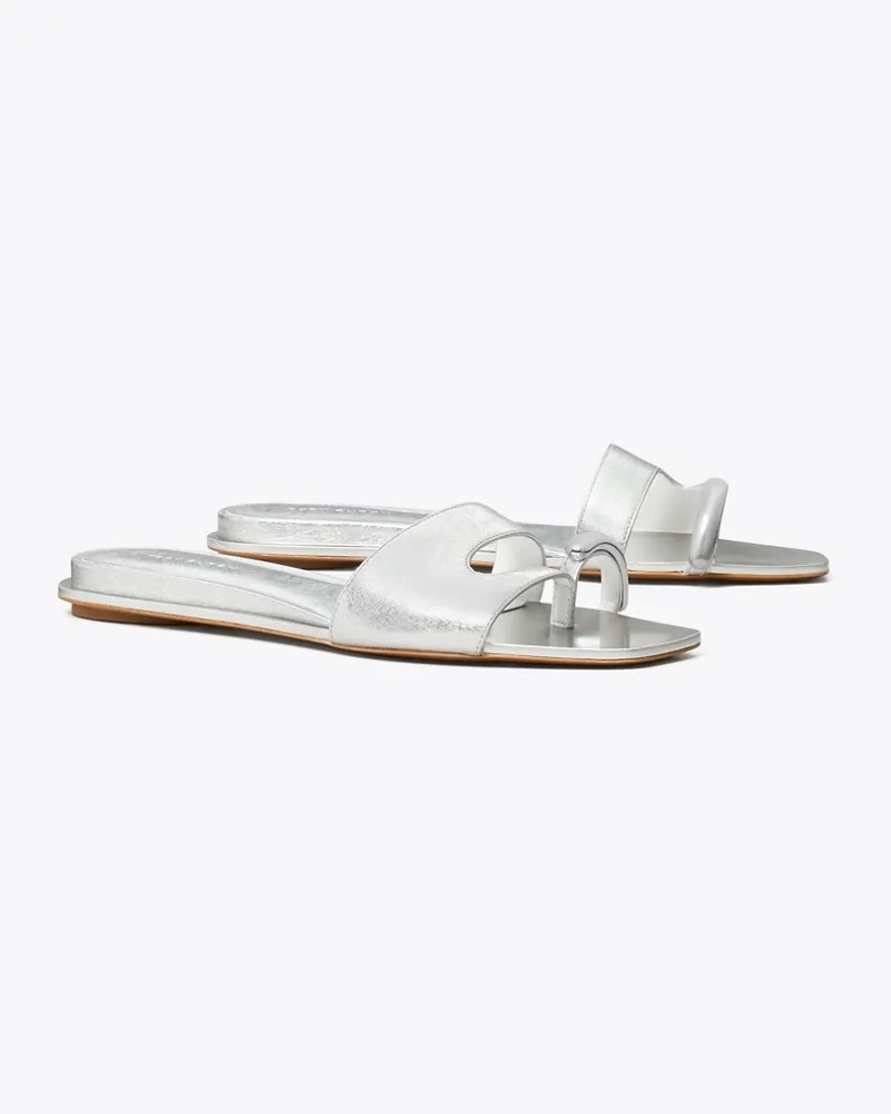 Tory Burch Slide mit Piercing-Detail Bright