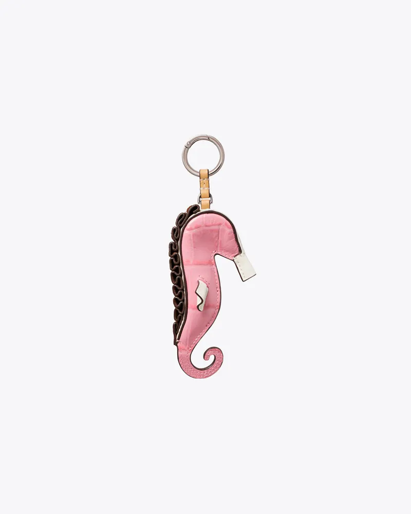 Tory Burch Damen Seahorse Bag Charm Rose