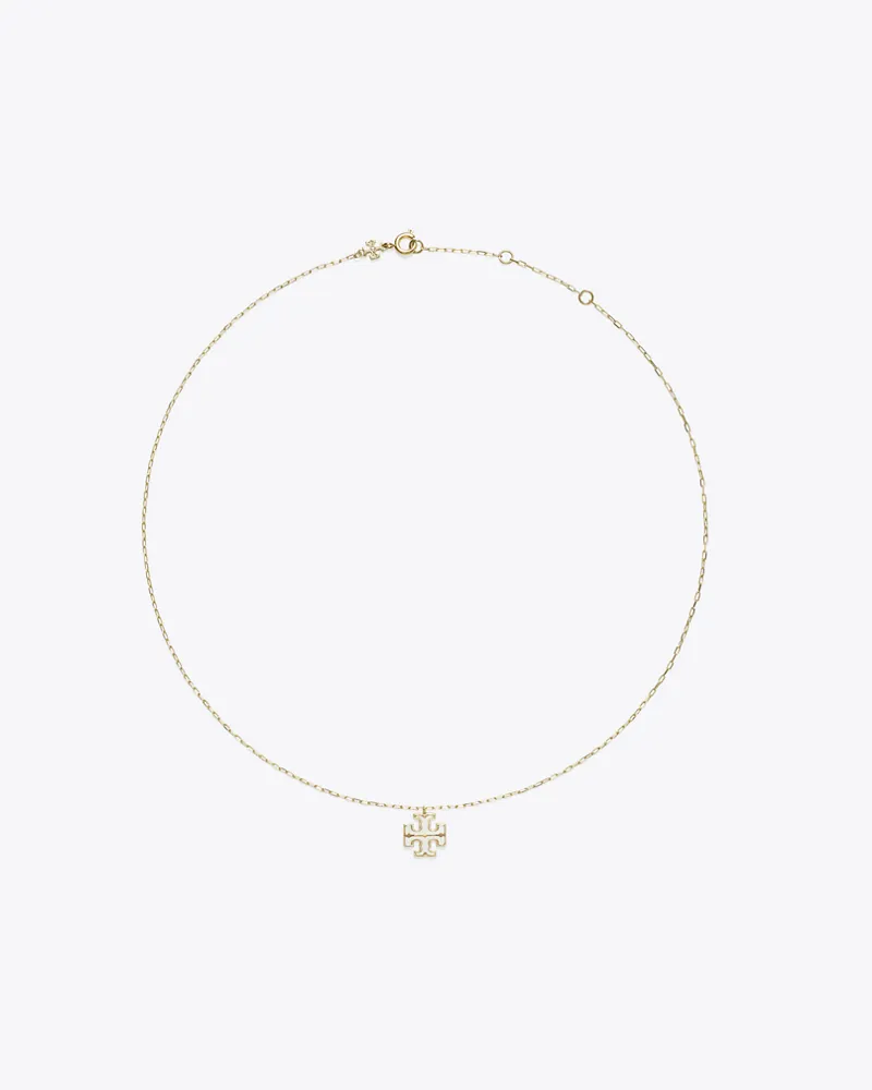 Tory Burch Damen Kira Halskette mit Anhänger Tory