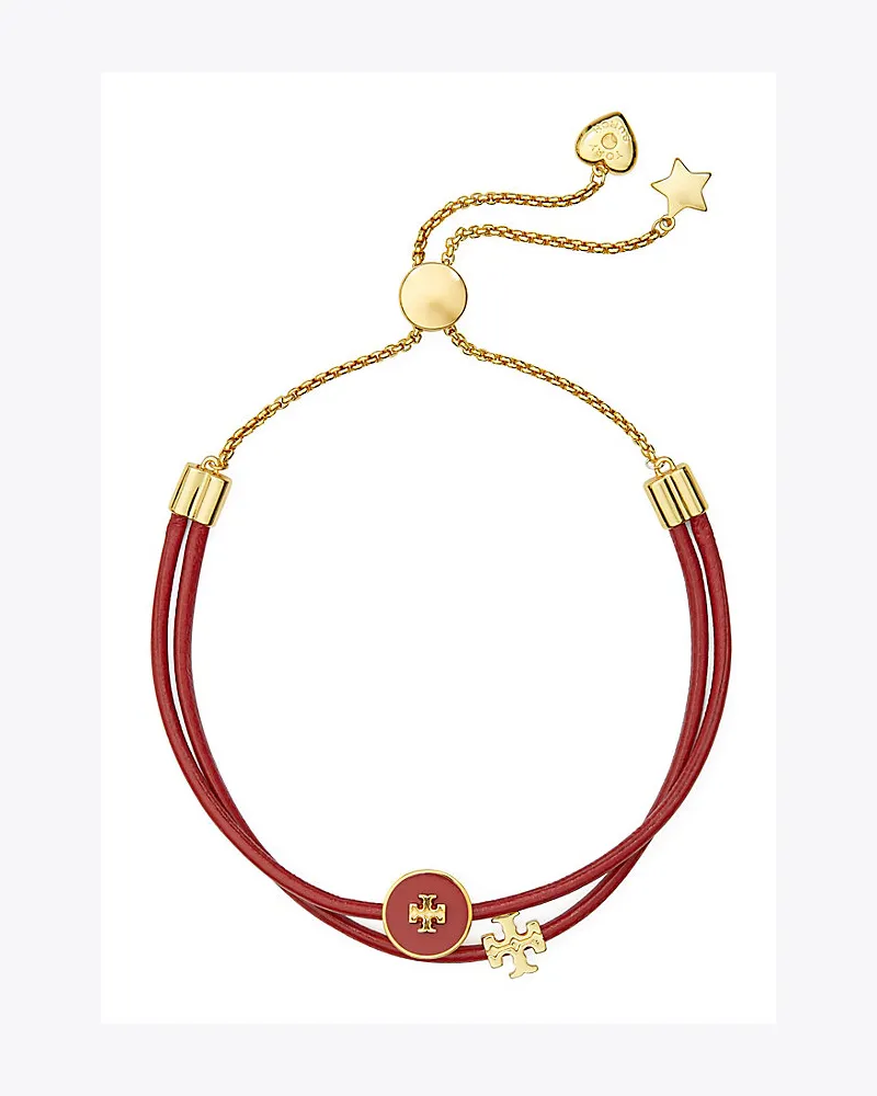Tory Burch Kira Armband Mit Emaille Und Schiebeverschluss 