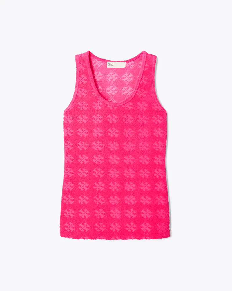 Tory Burch Damen Tanktop aus Terry Bold