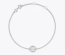 Damen Icon Gliederarmband mit Pavé in Silber