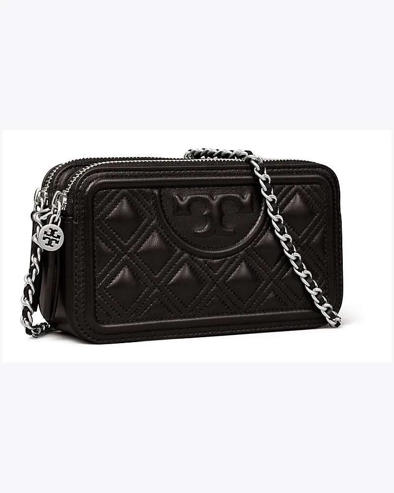 Tory Burch Fleming Mini Bag Mit Zwei Reißverschlüssen 