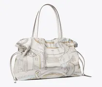 Damen Bedruckte Ella Tote Bag mit Tunnelzug