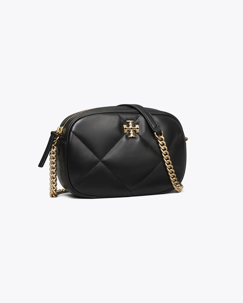 Tory Burch Damen Kira Umhängetasche mit Rautensteppung Black