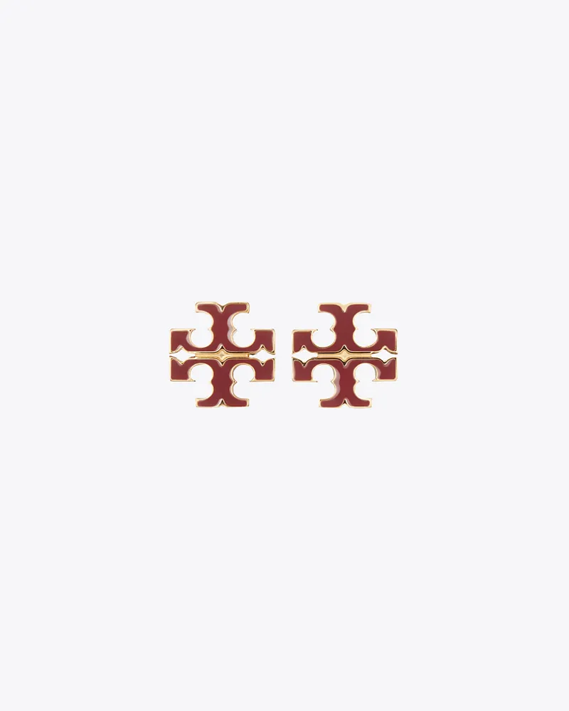 Tory Burch Kleine Icon Emaille-Ohrstecker Tory