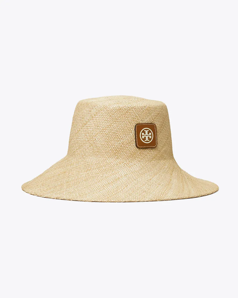 Tory Burch Damen Fischerhut aus Stroh Natural