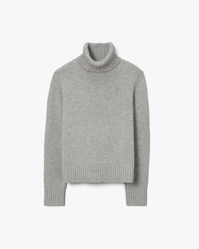 Tory Burch Rollkragenpullover aus Kaschmir Smoky