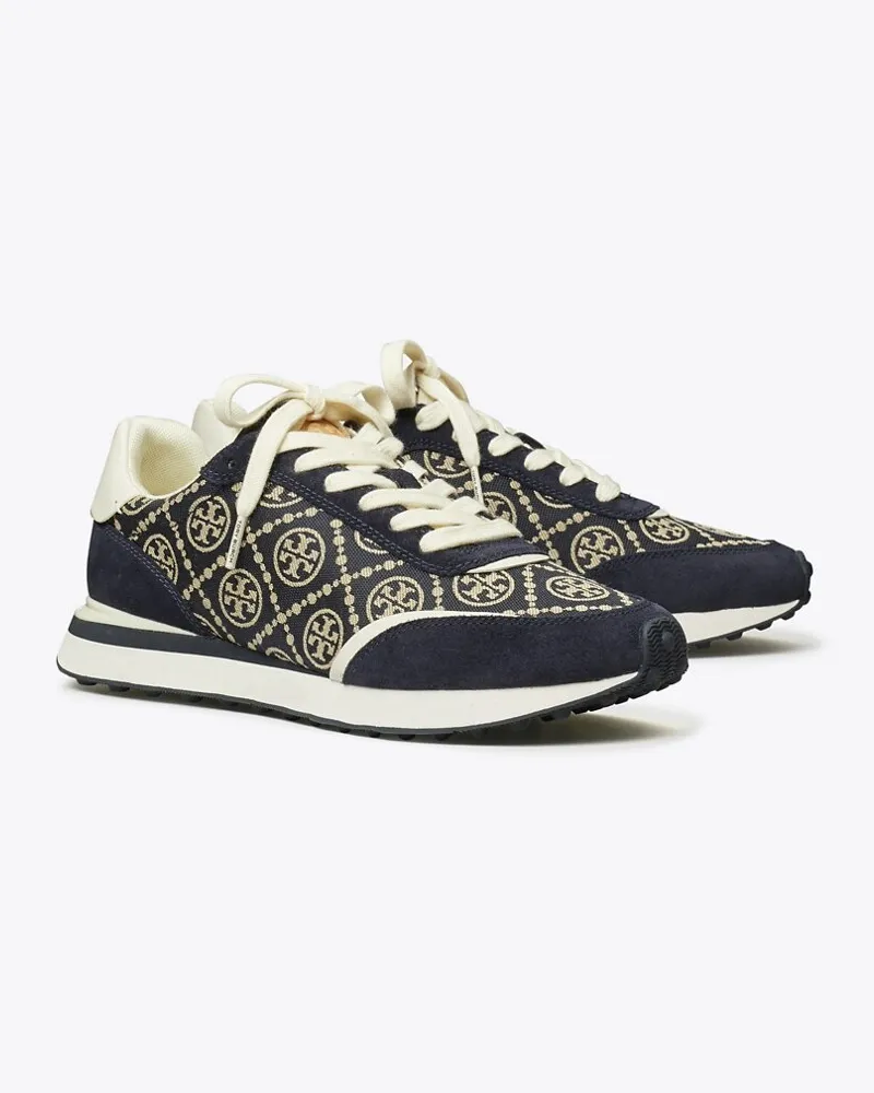 Tory Burch Damen Destiny Sneaker mit T-Monogramm Navy