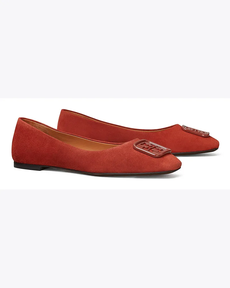 Tory Burch Georgia Ballerina Smoked