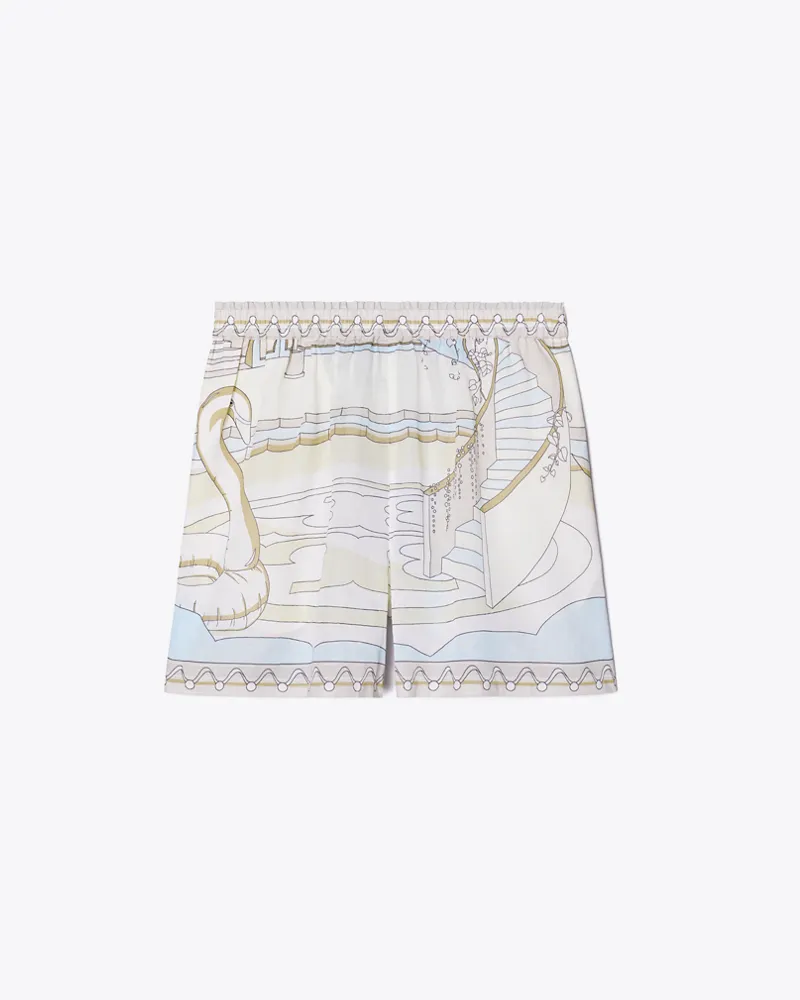 Tory Burch Damen Bedruckte Camp Shorts The