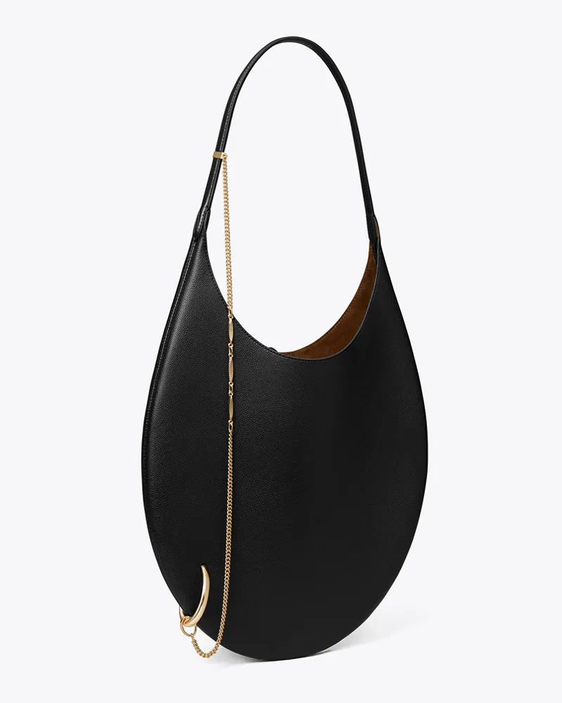 Tory Burch Pierced Soft Bag Black