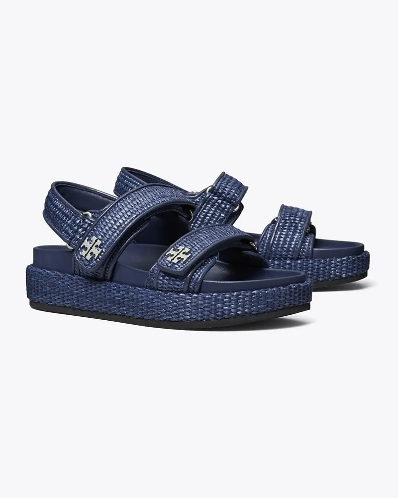Tory Burch Damen Kira Sport Sandale Navy