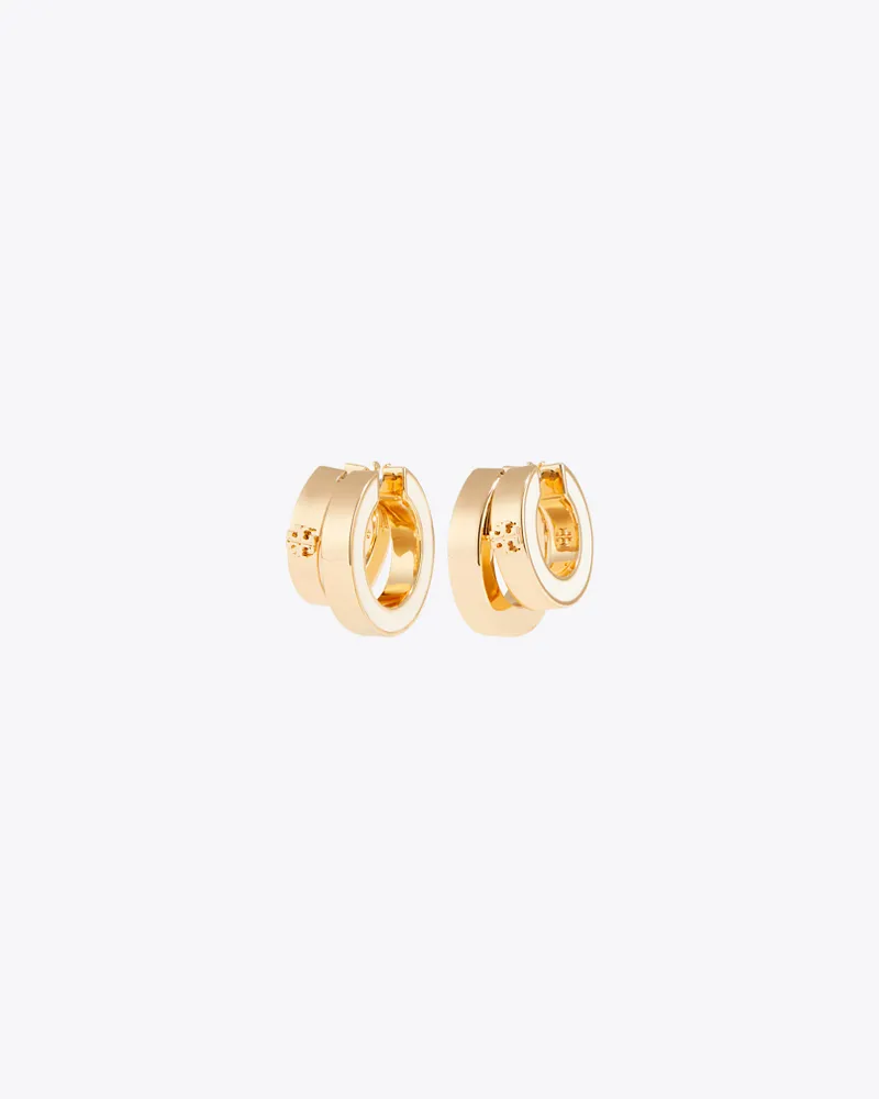 Tory Burch Icon Doppelcreolen aus Emaille Tory