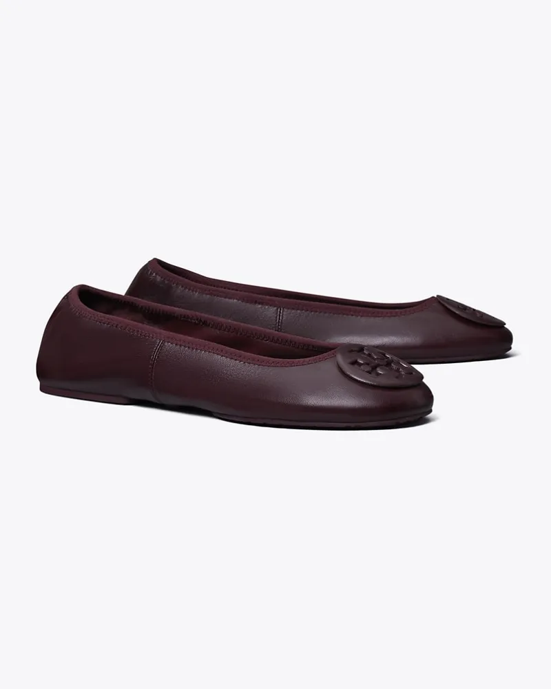 Tory Burch Damen Reva Travel Ballerina Dark