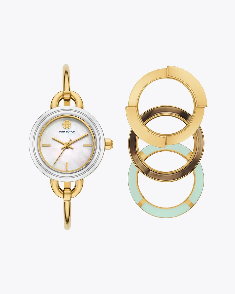 Tory Burch Damen Miller Watch Gift Set Mop