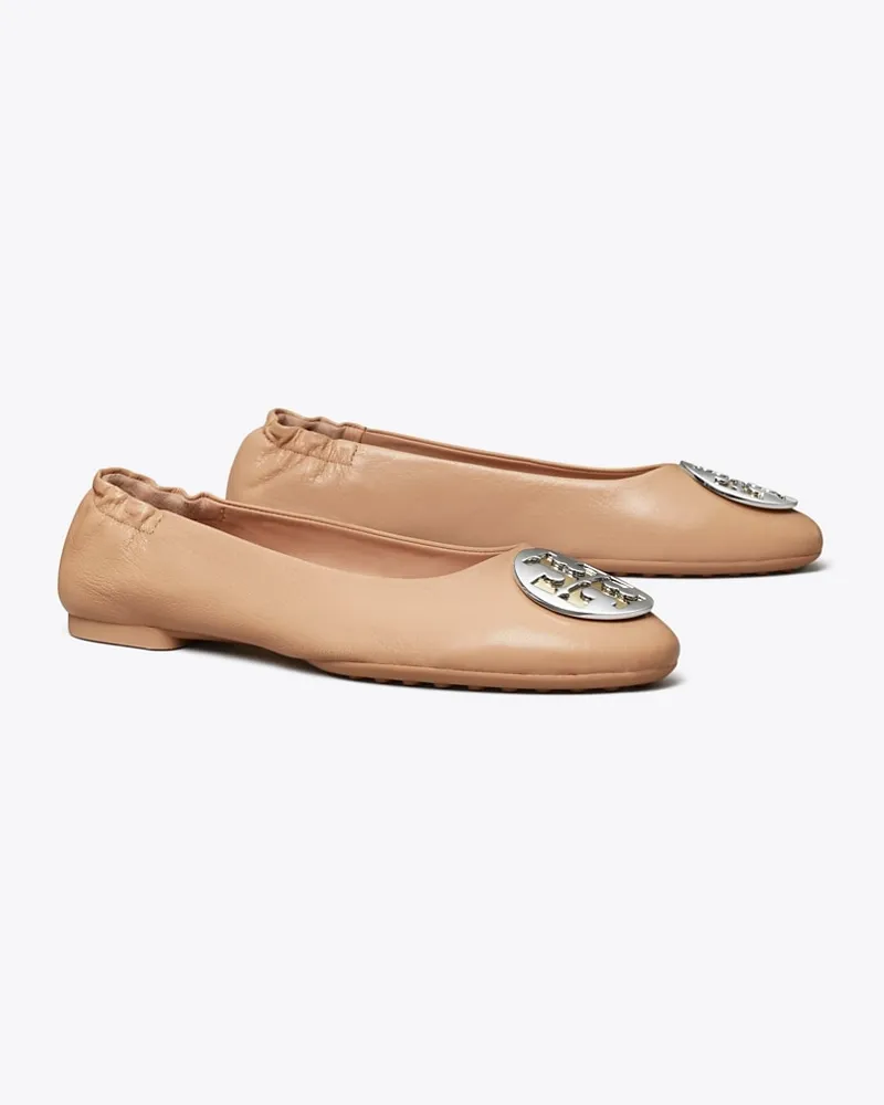 Tory Burch Damen Claire Ballerina in Beige Light