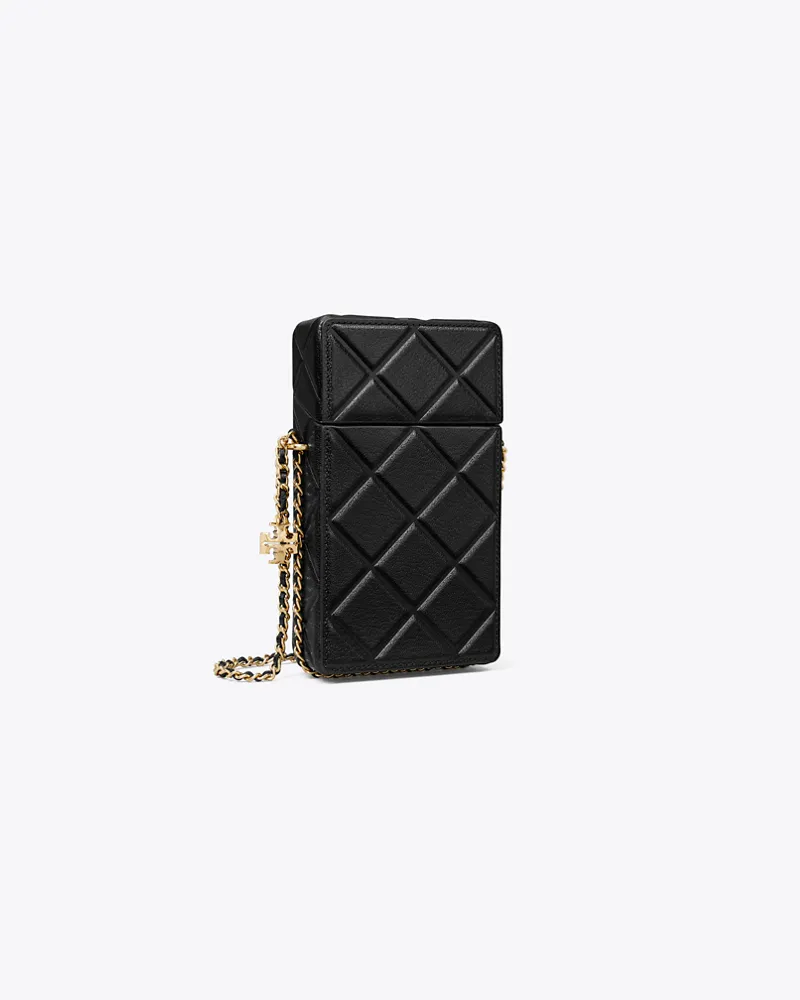 Tory Burch Damen Fleming Phone Crossbody Black