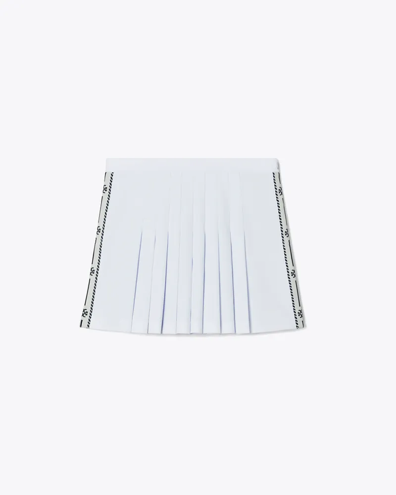 Tory Burch Damen Tennisrock aus Twill mit Falten Light