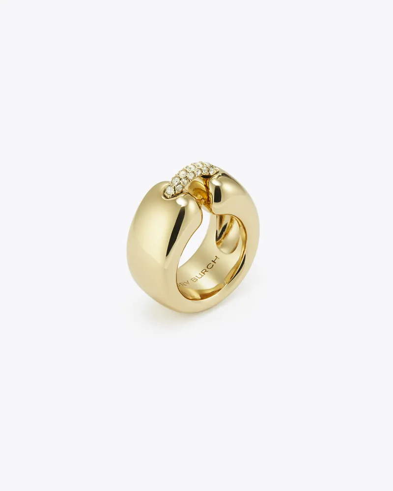 Tory Burch Damen Ring mit Piercingdetail Light