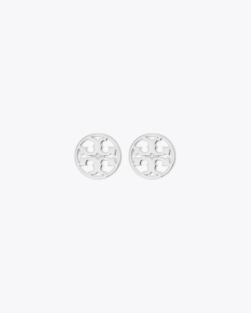Tory Burch Damen Miller Ohrstecker in Silber Tory
