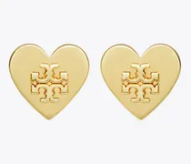 Damen Forget Me Not Heart Stud Earrings