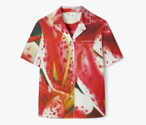 Damen Camp Shirt aus Twill