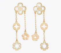 Damen Forget Me Not Linear Earrings