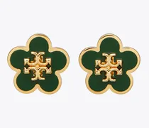 Damen Forget Me Not Emaille-Ohrstecker