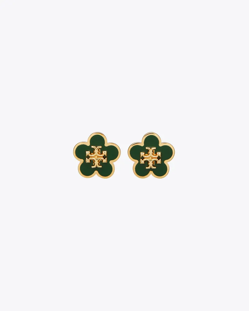 Tory Burch Damen Forget Me Not Emaille-Ohrstecker Tory