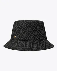 Tory Burch T Monogram Bucket Hat Black