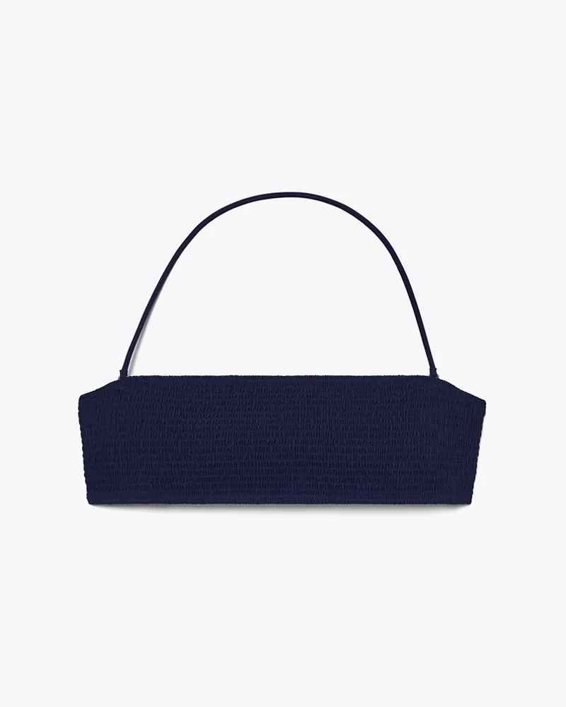 Tory Burch Damen Gesmoktes Bandeau-Bikinioberteil Medium