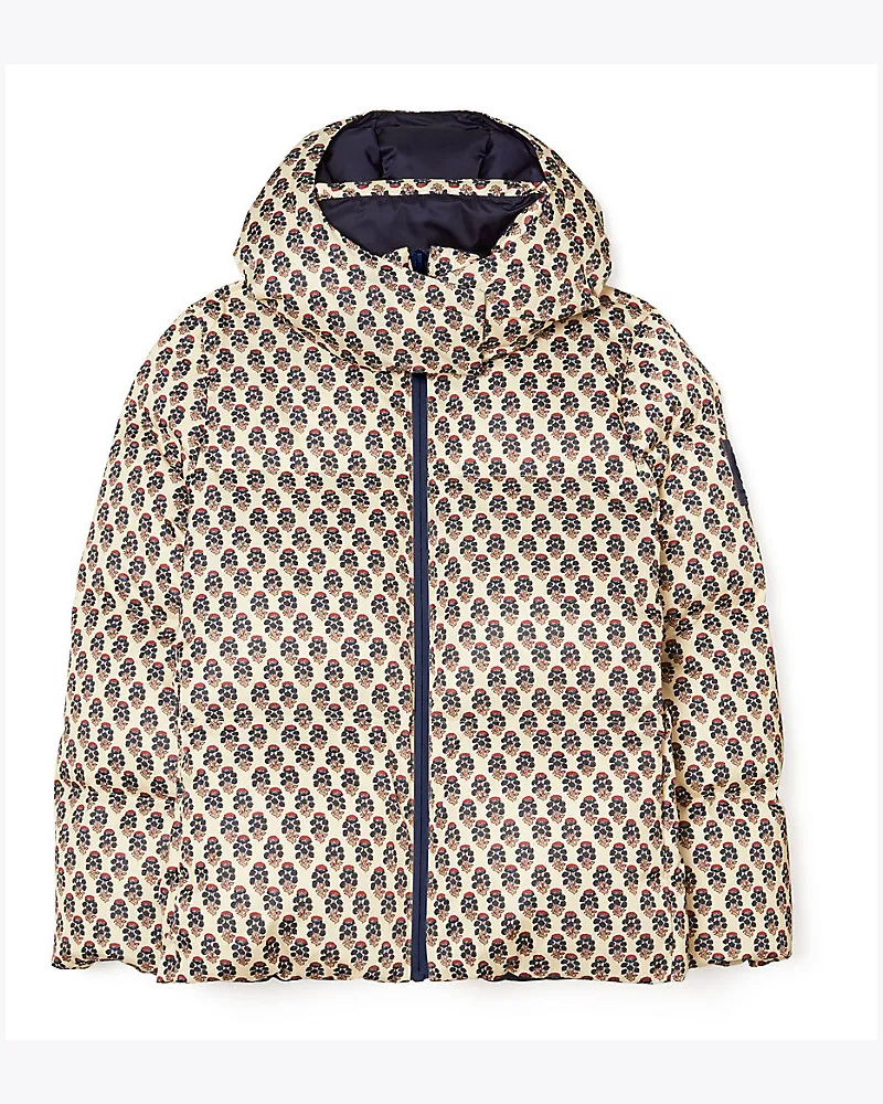 Tory Sport Bedruckte Daunenjacke Mit Kapuze Combo