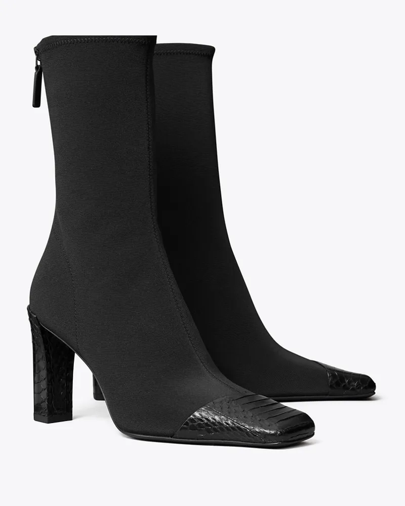 Tory Burch Asymmetrischer Stiefel mit Zehenkappe Perfect