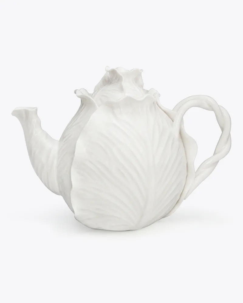 Tory Burch Damen Teekanne Im Salat-Design in Weiß White