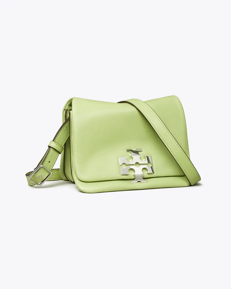 Tory Burch Damen Charlie Schultertasche Celery