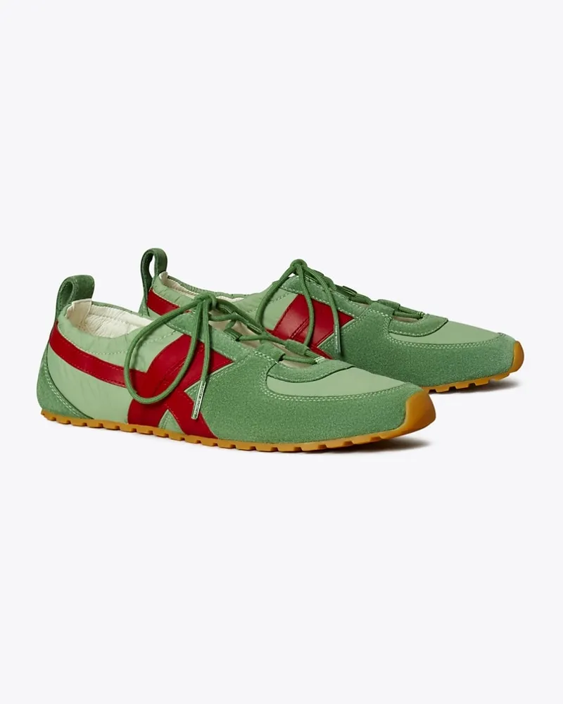 Tory Burch Hank Ballerina-Sneaker Olive