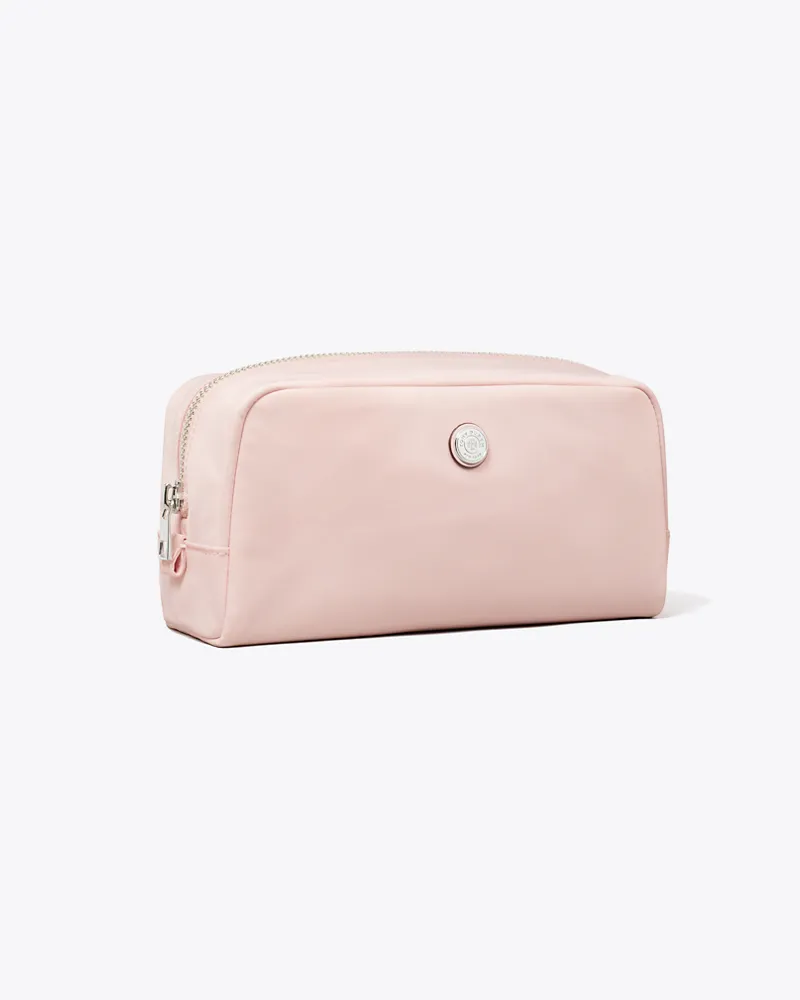 Tory Burch Mittelgroßes Kosmetiketui mit Twist-Effekt Rose