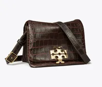 Damen Charlie Schultertasche mit Krokoprägung