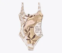 Damen Badeanzug mit Print